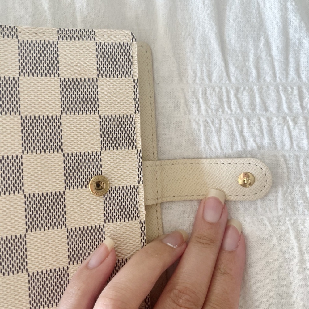 LOUIS VUITTON Damier Azur Small Ring Agenda - Picture 3 of 15